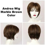 Marble Brown / Andrea / Medium Wig
