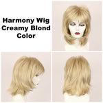 Creamy Blond / Harmony / Medium Wig