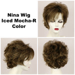 Iced Mocha-R / Nina w/ Roots / Medium Wig