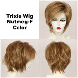 Nutmeg-F / Trixie w/ Roots / Medium Wig