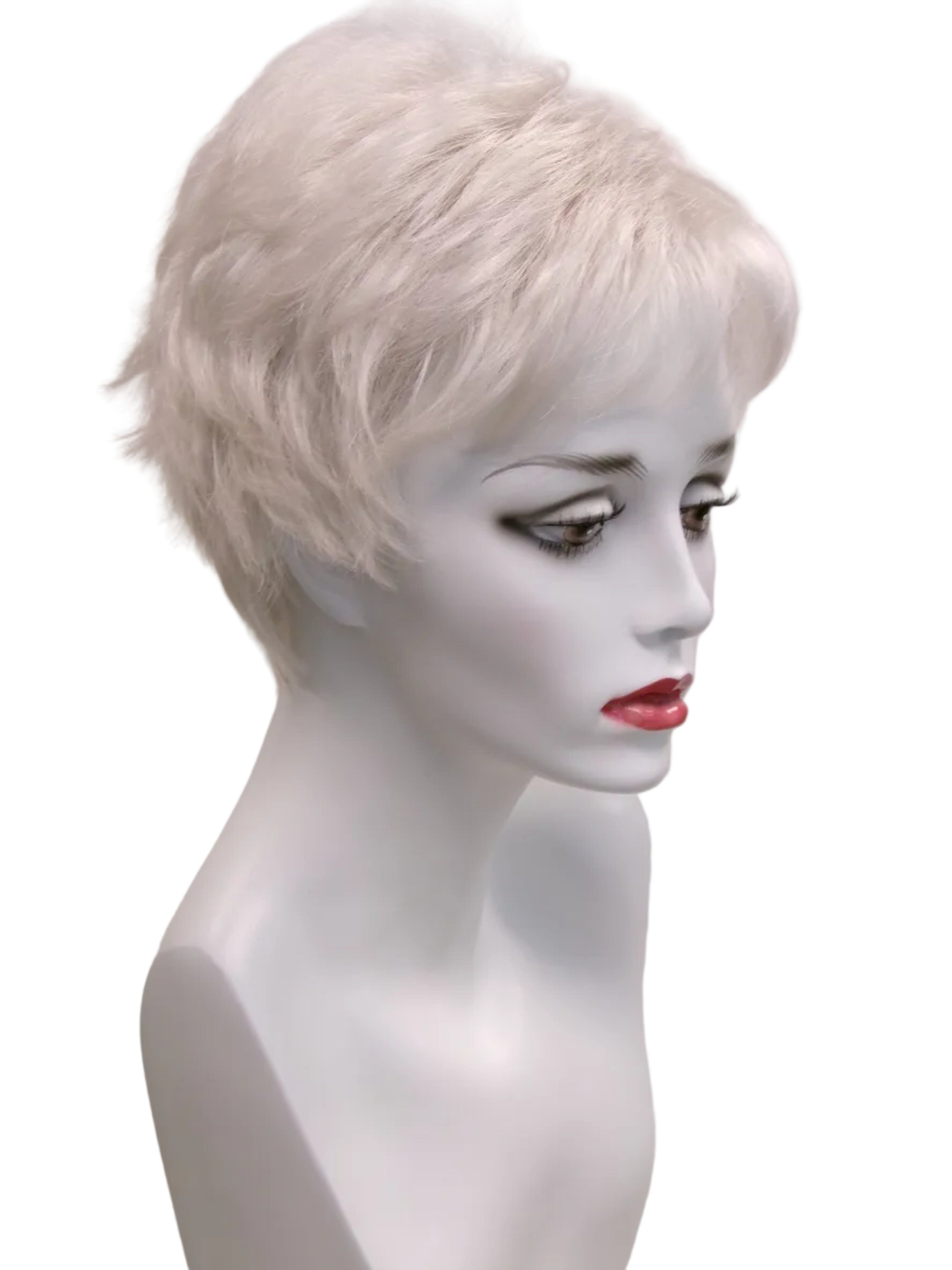 Courtney Wig - White (smooth) (FINAL SALE) Hair Pieces Godiva's Secret Wigs 