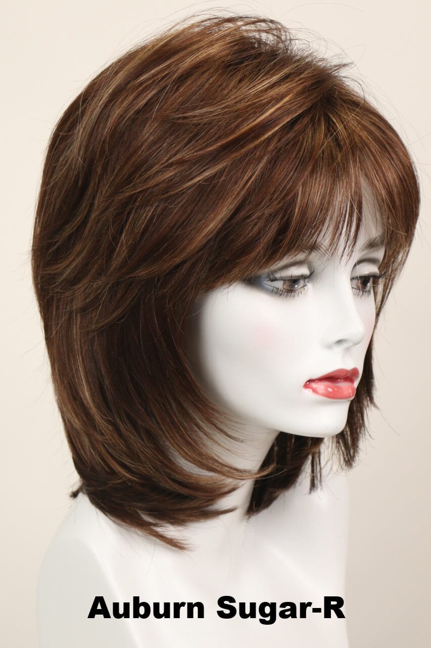 Harmony w/ Roots (medium wig) Medium Wig Godiva's Secret Wigs Auburn Sugar-R 