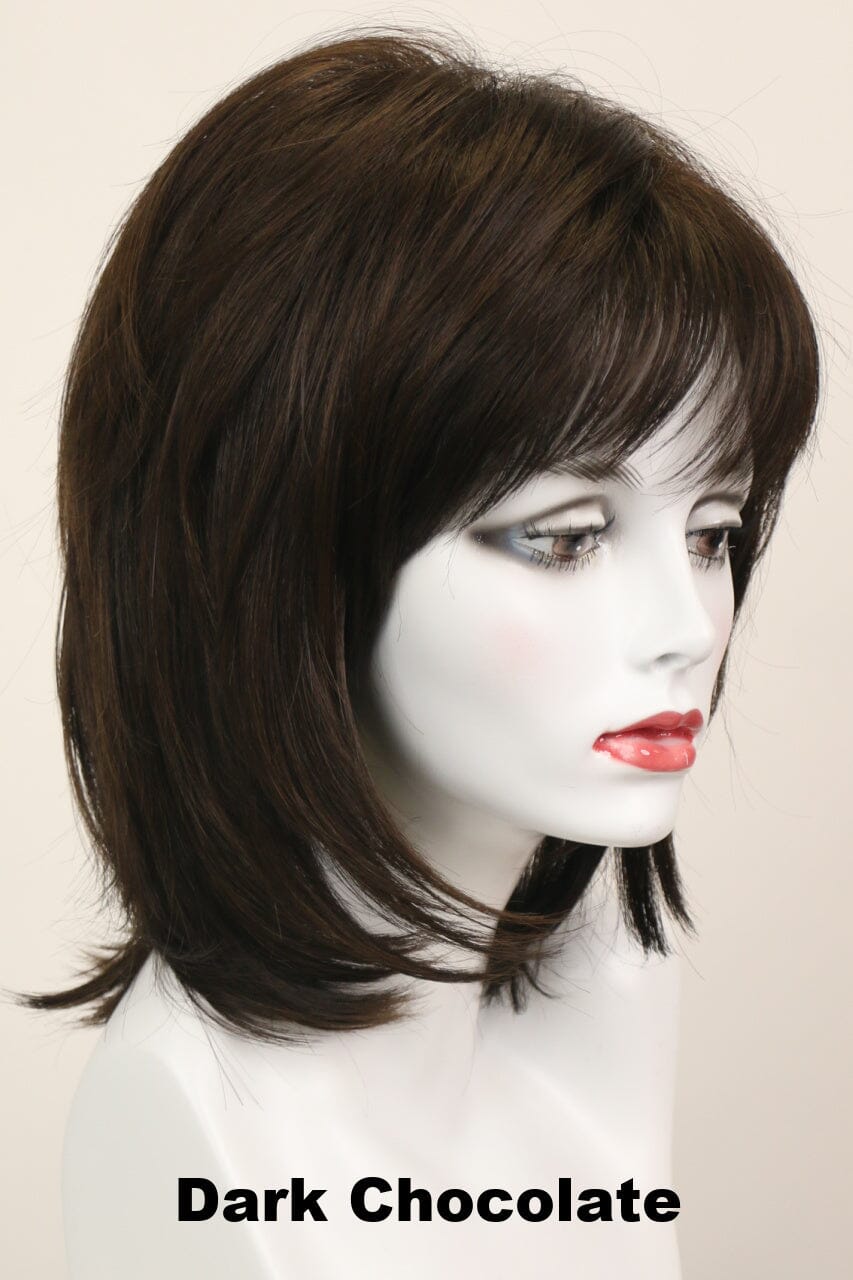 Harmony (medium wig) Medium Wig Godiva's Secret Wigs Dark Chocolate 