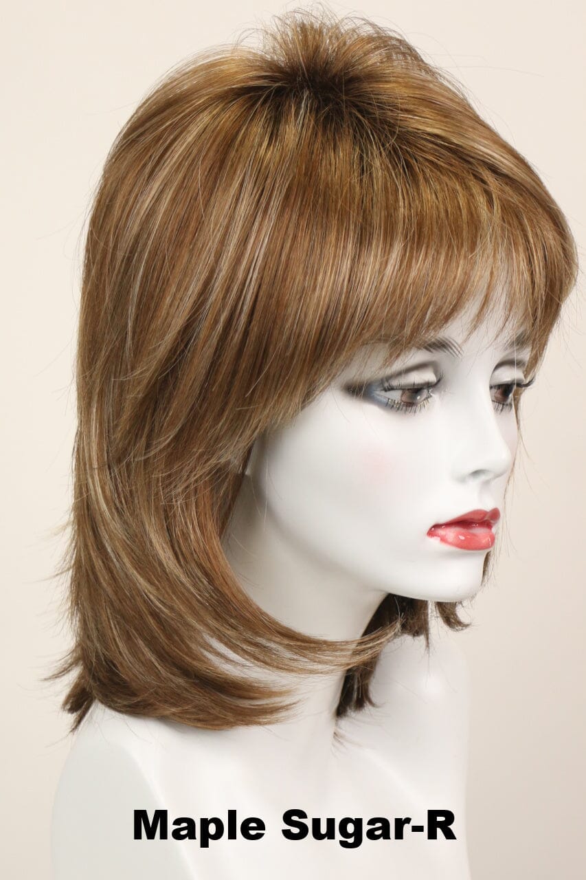 Harmony w/ Roots (medium wig) Medium Wig Godiva's Secret Wigs Maple Sugar-R 