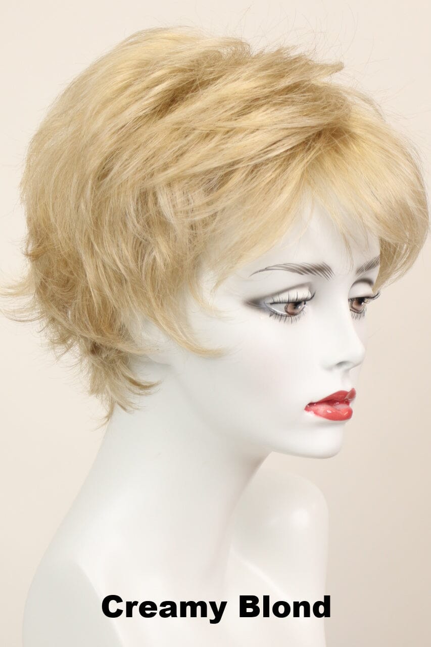 Tyra (short wig) Short Wig Godiva's Secret Wigs Creamy Blond 