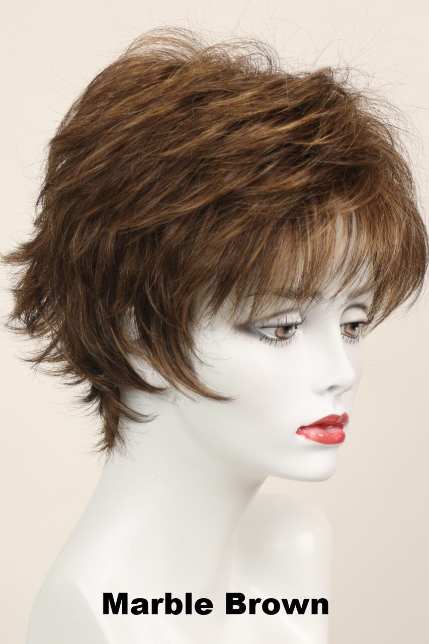 Tyra (short wig) Short Wig Godiva's Secret Wigs Marble Brown 