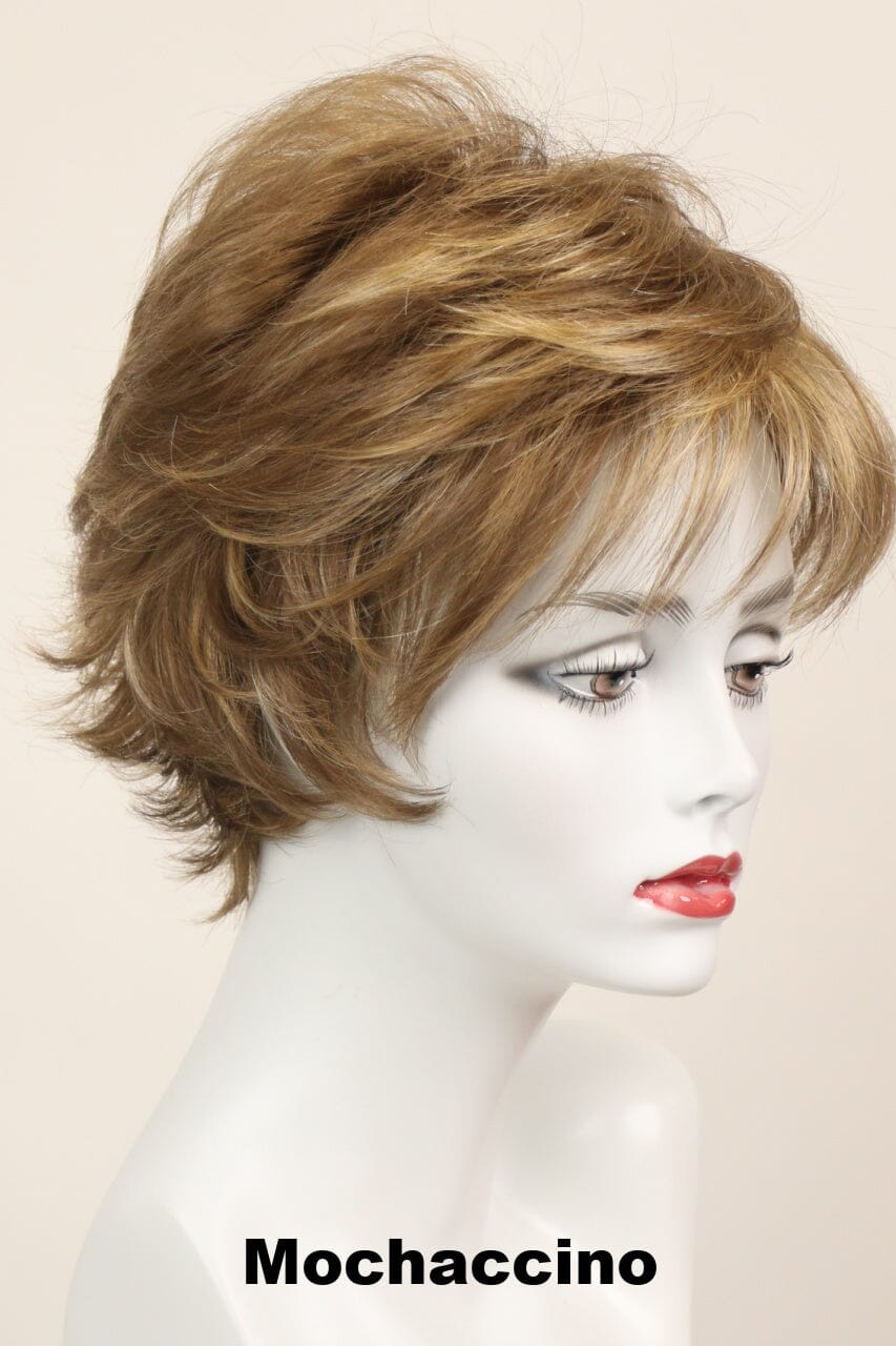 Tyra (short wig) Short Wig Godiva's Secret Wigs Mochaccino 