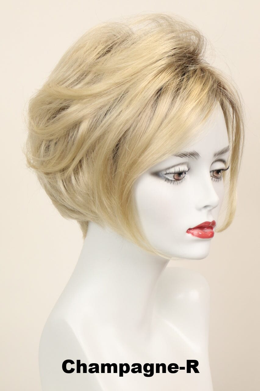 Abigail LF w/ Roots (medium wig) Medium Wig 26 Champagne-R 