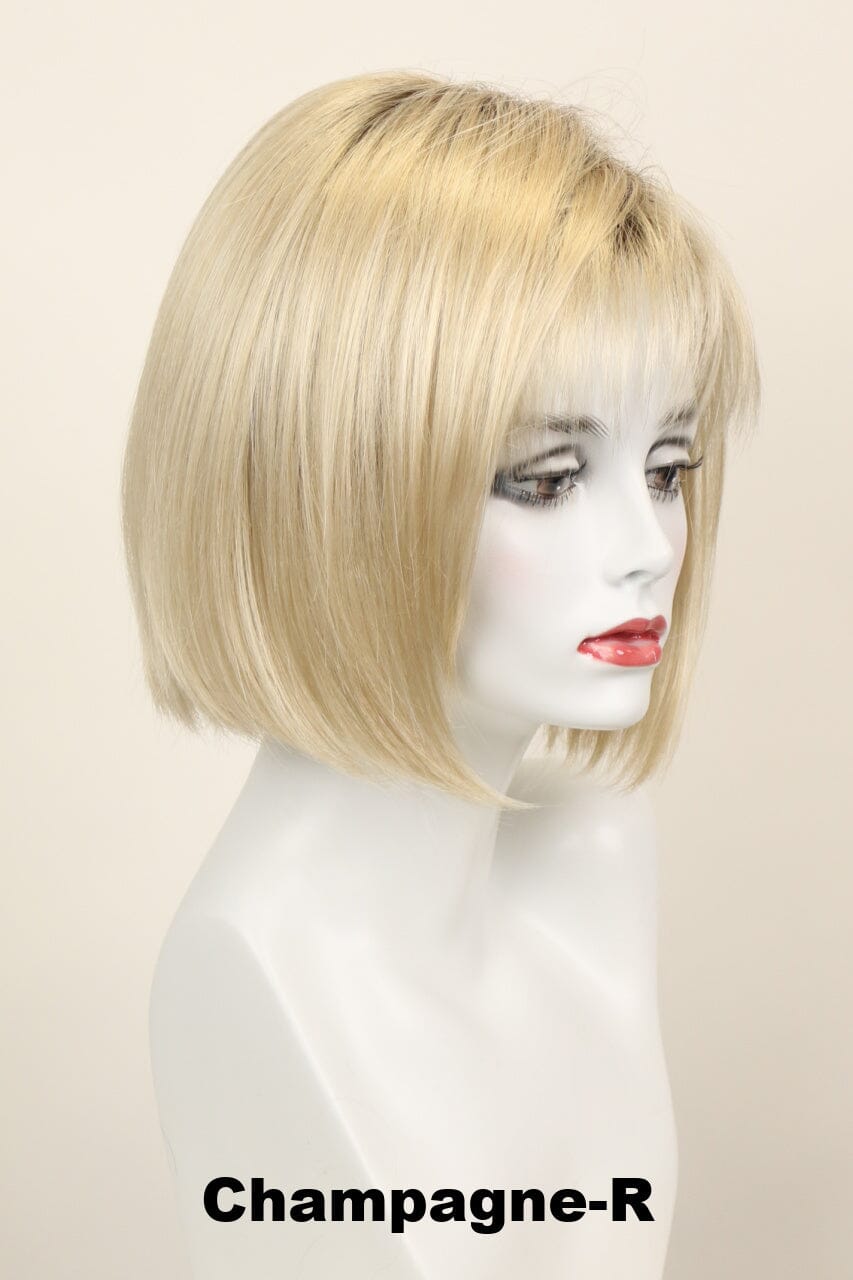 Aria w/ Roots (medium wig) Medium Wig Godiva's Secret Wigs Champagne-R 