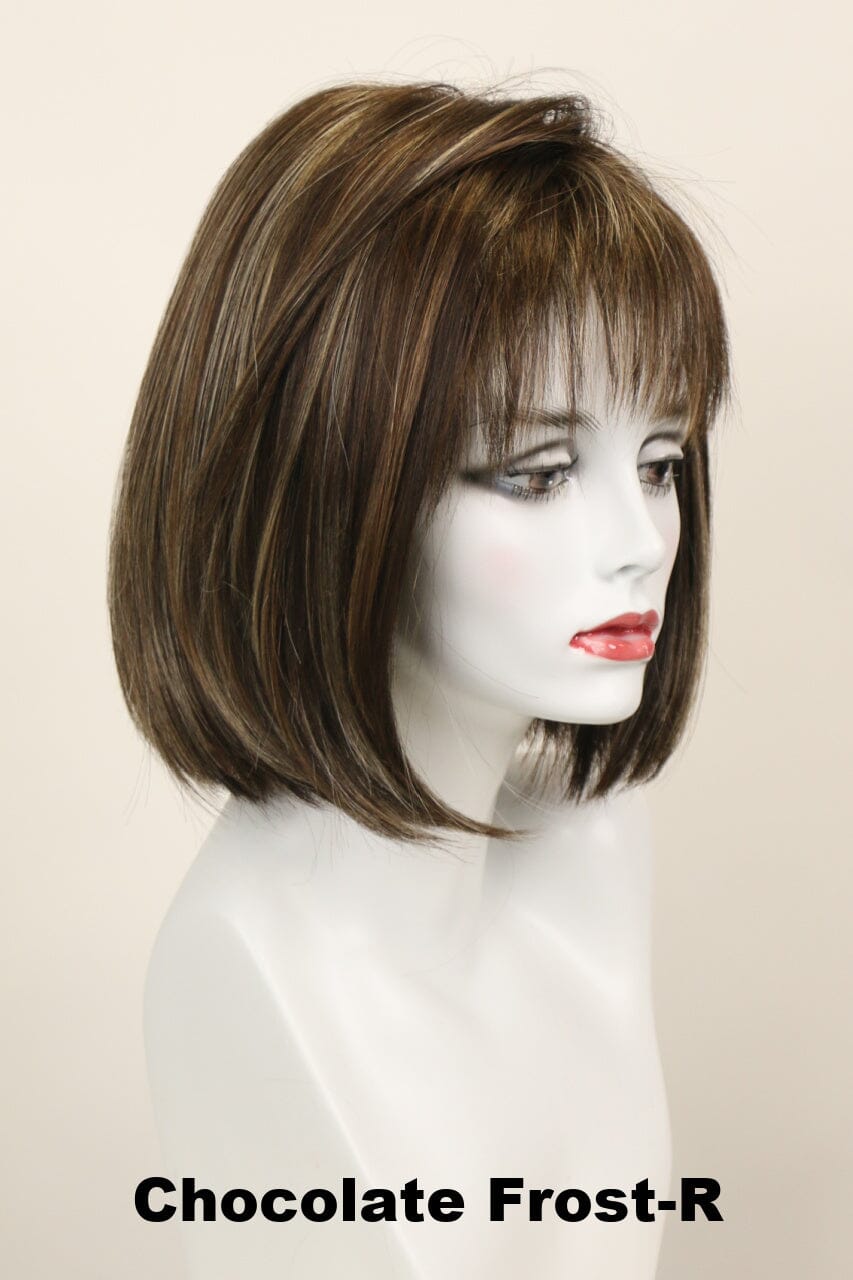 Aria w/ Roots (medium wig) Medium Wig Godiva's Secret Wigs Chocolate Frost-R 