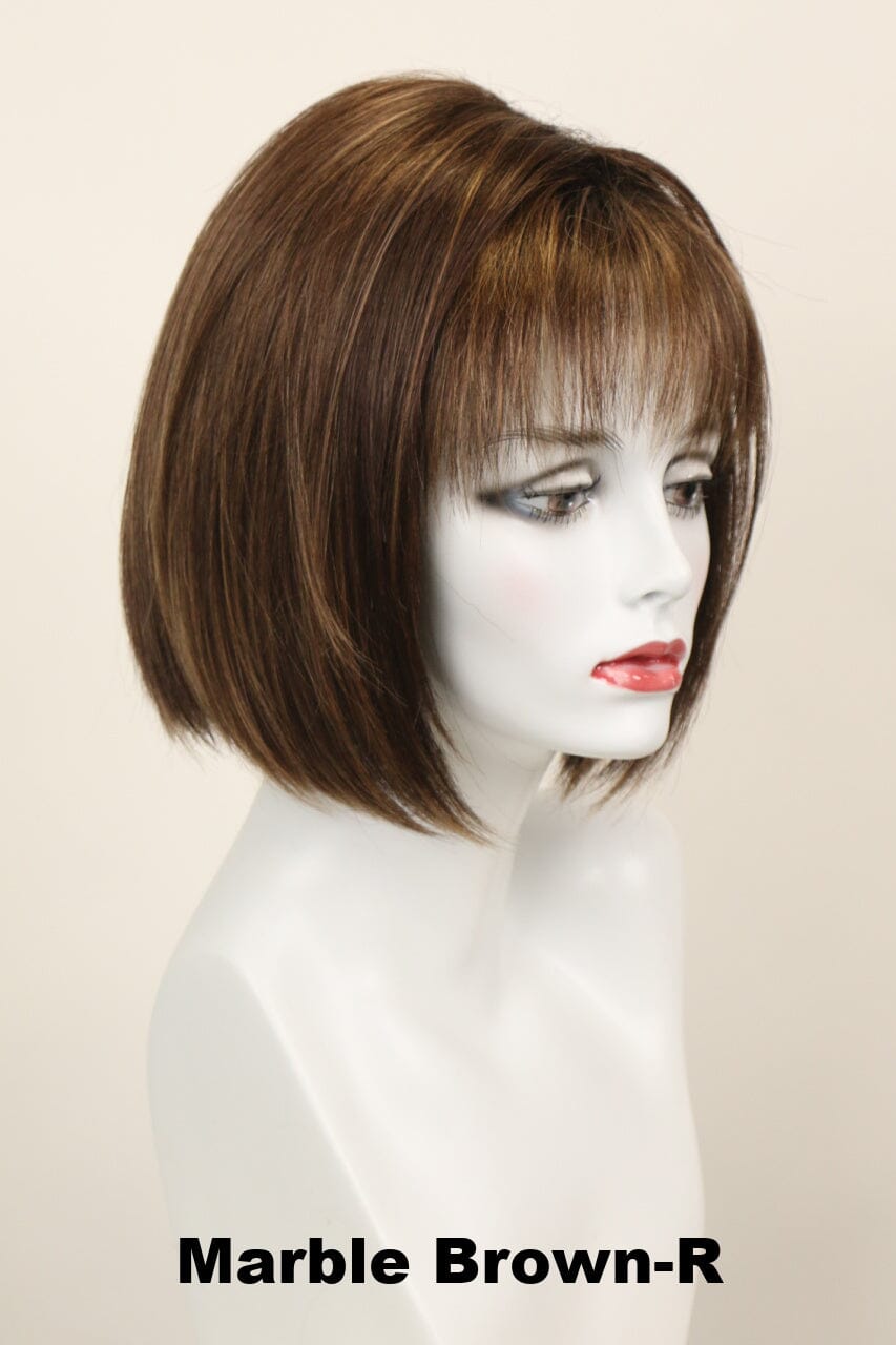 Aria w/ Roots (medium wig) Medium Wig Godiva's Secret Wigs Marble Brown-R 