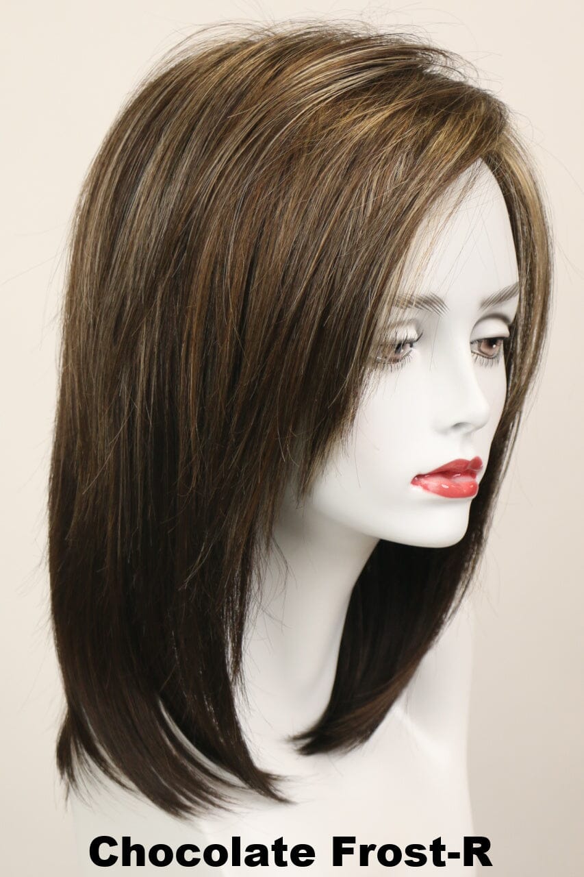 Jenna w/ Roots (long wig) Long Wig Godiva's Secret Wigs Chocolate Frost-R 