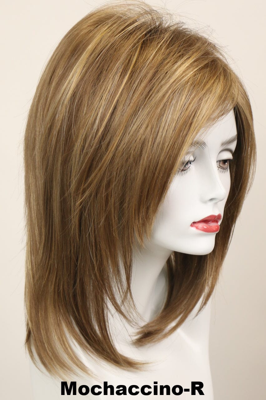 Jenna w/ Roots (long wig) Long Wig Godiva's Secret Wigs Mochaccino-R 