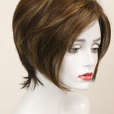 Kelly w/ Roots (short wig) Short Wig Godiva's Secret Wigs Iced Mocha-R 