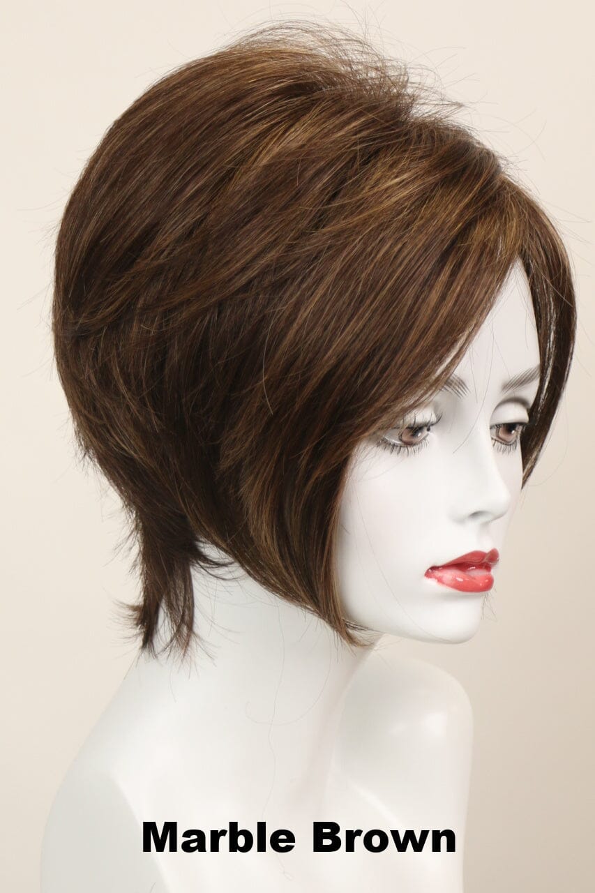 Kelly (short wig) Short Wig Godiva's Secret Wigs Marble Brown 