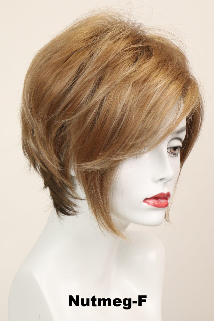 Kelly w/ Roots (short wig) Short Wig Godiva's Secret Wigs Nutmeg-F 