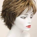 Lisa w/ Roots (medium wig) Medium Wig Godiva's Secret Wigs Chocolate Frost-R 