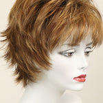 Lisa w/ Roots (medium wig) Medium Wig Godiva's Secret Wigs Copper Glaze-R 