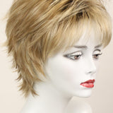 Lisa w/ Roots (medium wig) Medium Wig Godiva's Secret Wigs Creamy Toffee-R 