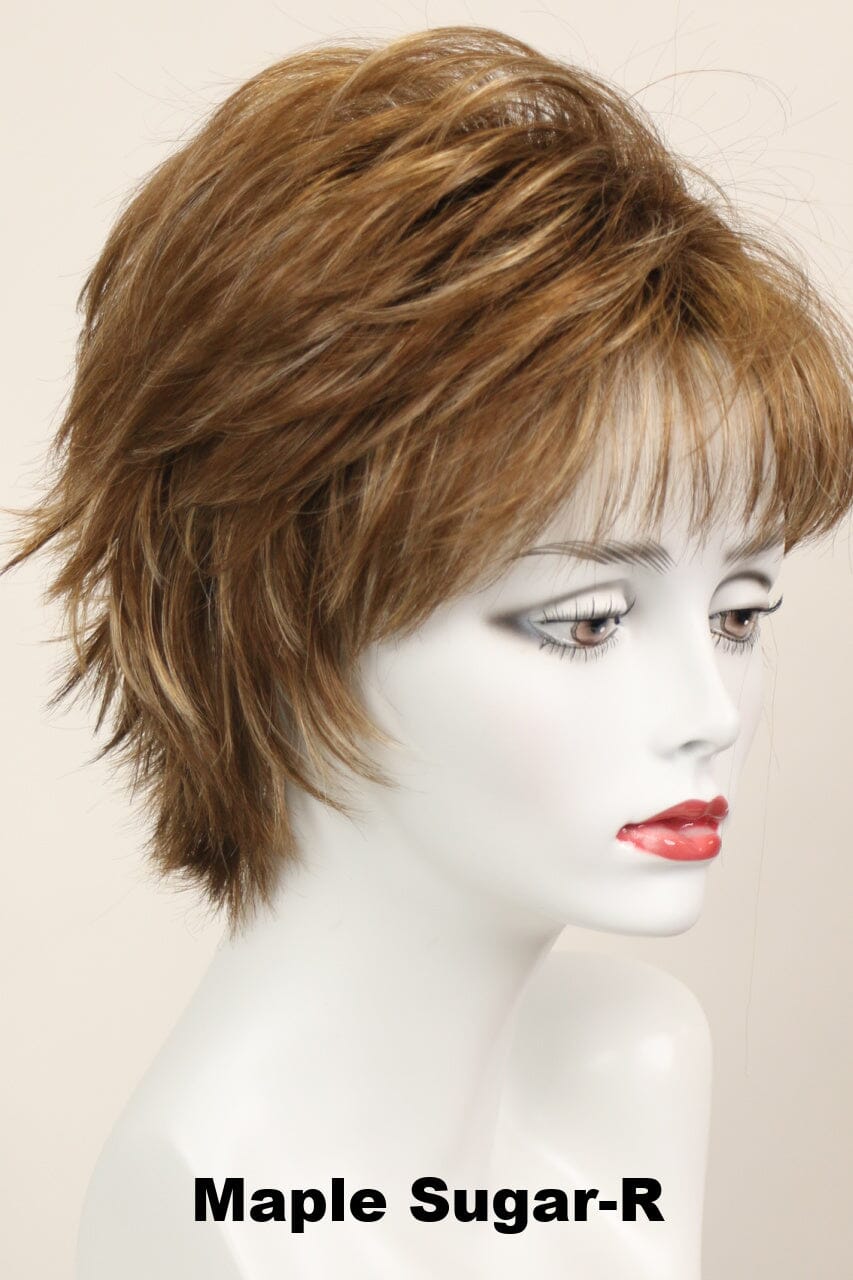 Lisa w/ Roots (medium wig) Medium Wig Godiva's Secret Wigs Maple Sugar-R 