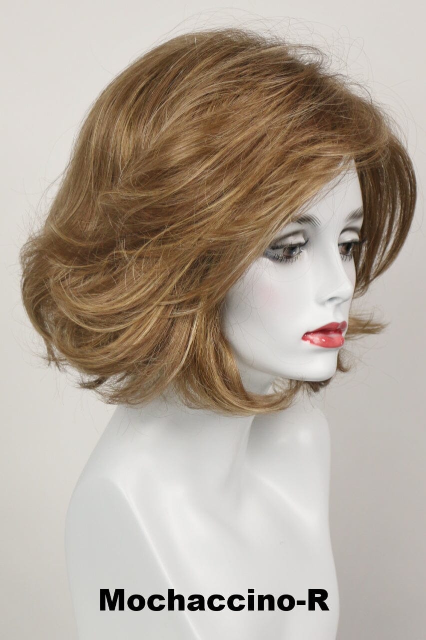 Monroe w/ Roots (medium wig) Medium Wig Godiva's Secret Wigs Mochaccino-R 