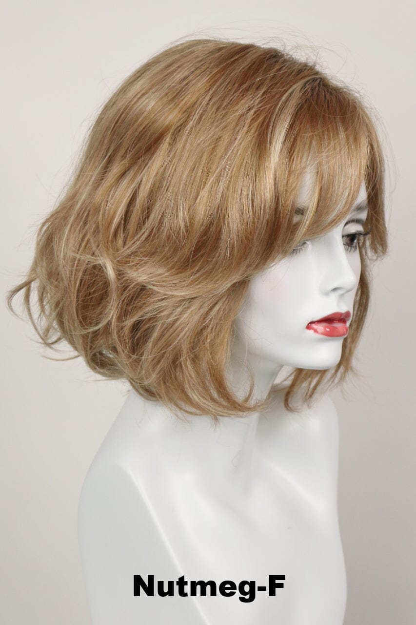 Monroe w/ Roots (medium wig) Medium Wig Godiva's Secret Wigs Nutmeg-F 
