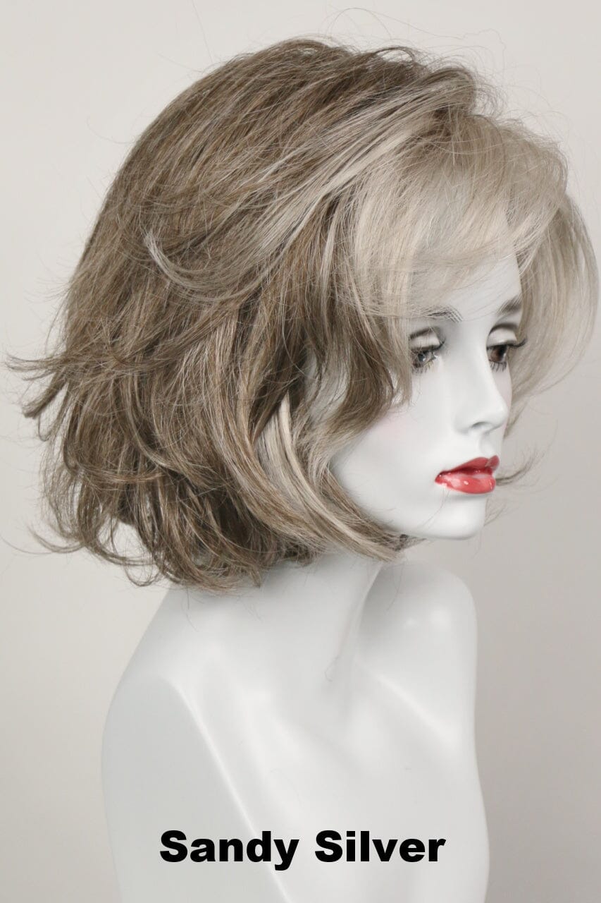 Monroe (medium wig) Medium Wig Godiva's Secret Wigs Sandy Silver 
