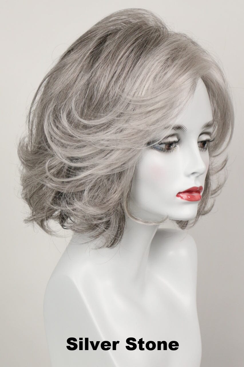 Monroe (medium wig) Medium Wig Godiva's Secret Wigs Silver Stone 