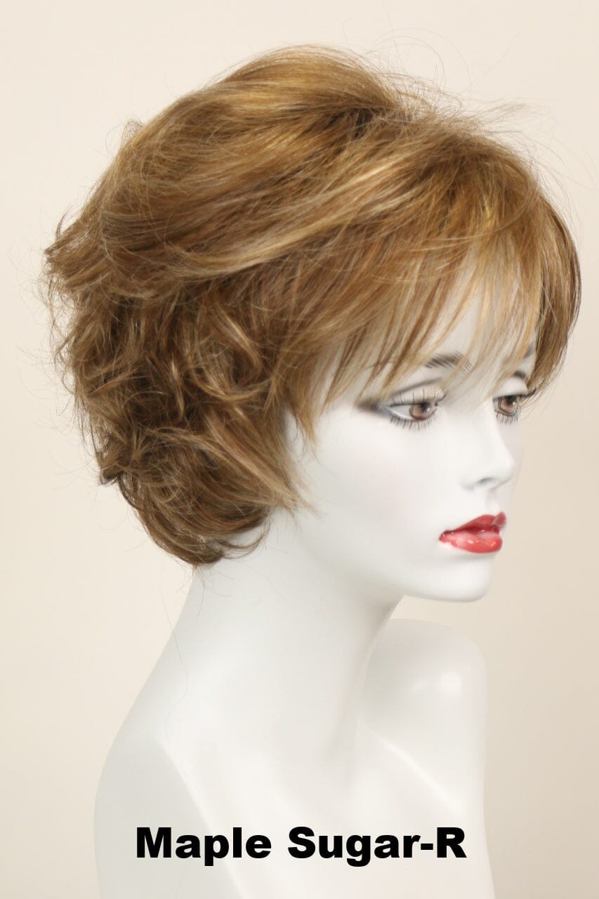 Nina w/ Roots (medium wig) Medium Wig Godiva's Secret Wigs Maple Sugar-R 