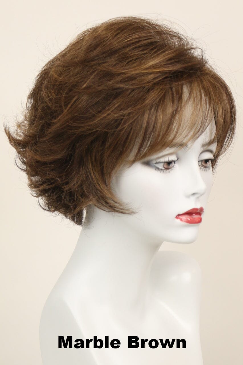 Nina (medium wig) Medium Wig Godiva's Secret Wigs Marble Brown 