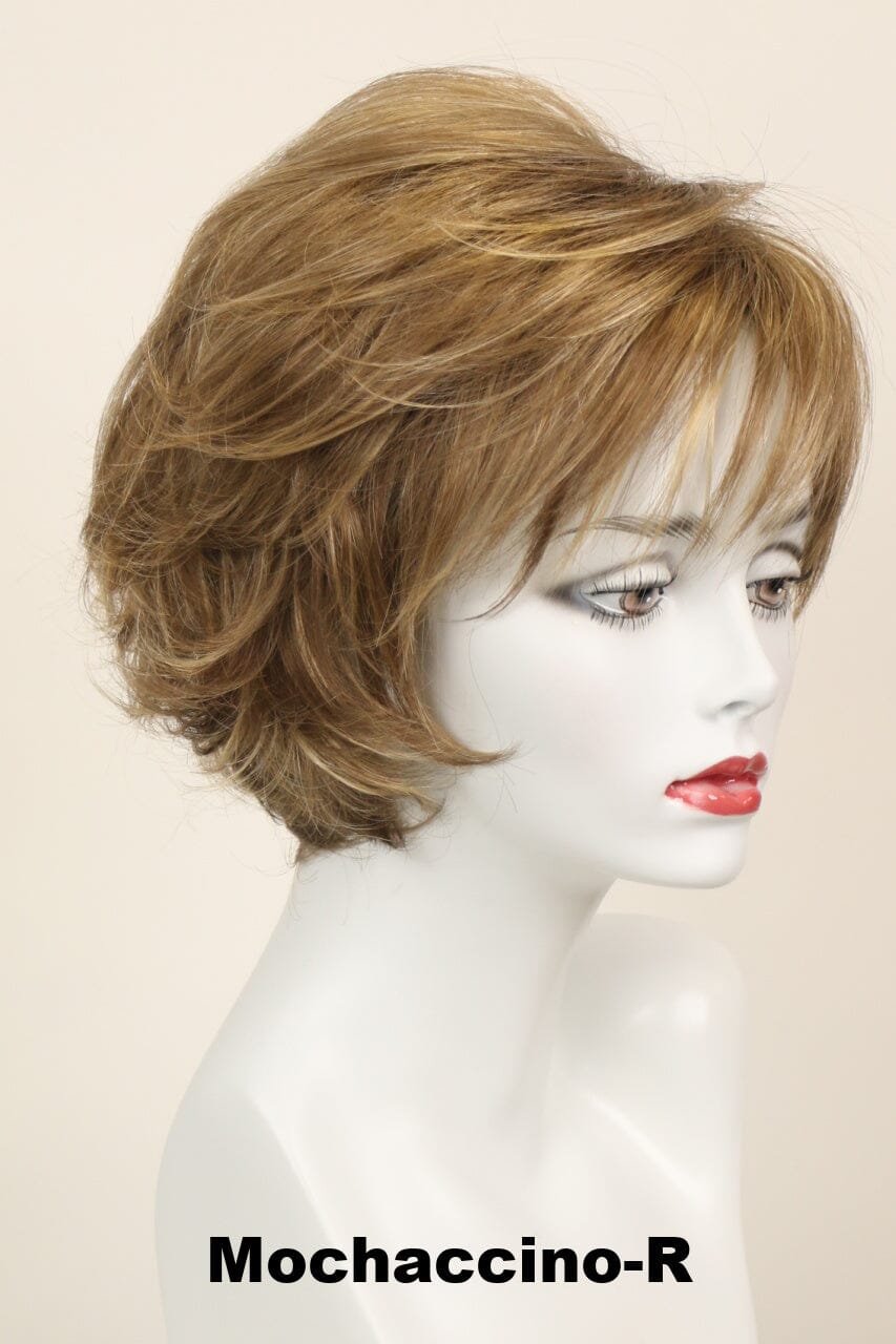 Nina w/ Roots (medium wig) Medium Wig Godiva's Secret Wigs Mochaccino-R 