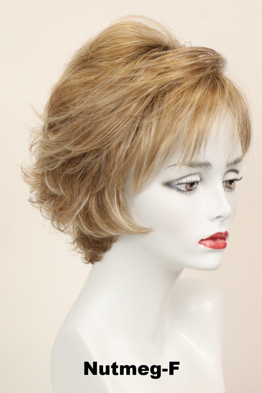 Nina w/ Roots (medium wig) Medium Wig Godiva's Secret Wigs Nutmeg-F 