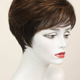 Peggy w/ Roots (short wig) Short Wig Godiva's Secret Wigs Coffee Latte-R 