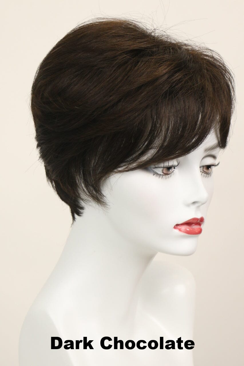 Peggy (short wig) Short Wig Godiva's Secret Wigs Dark Chocolate 