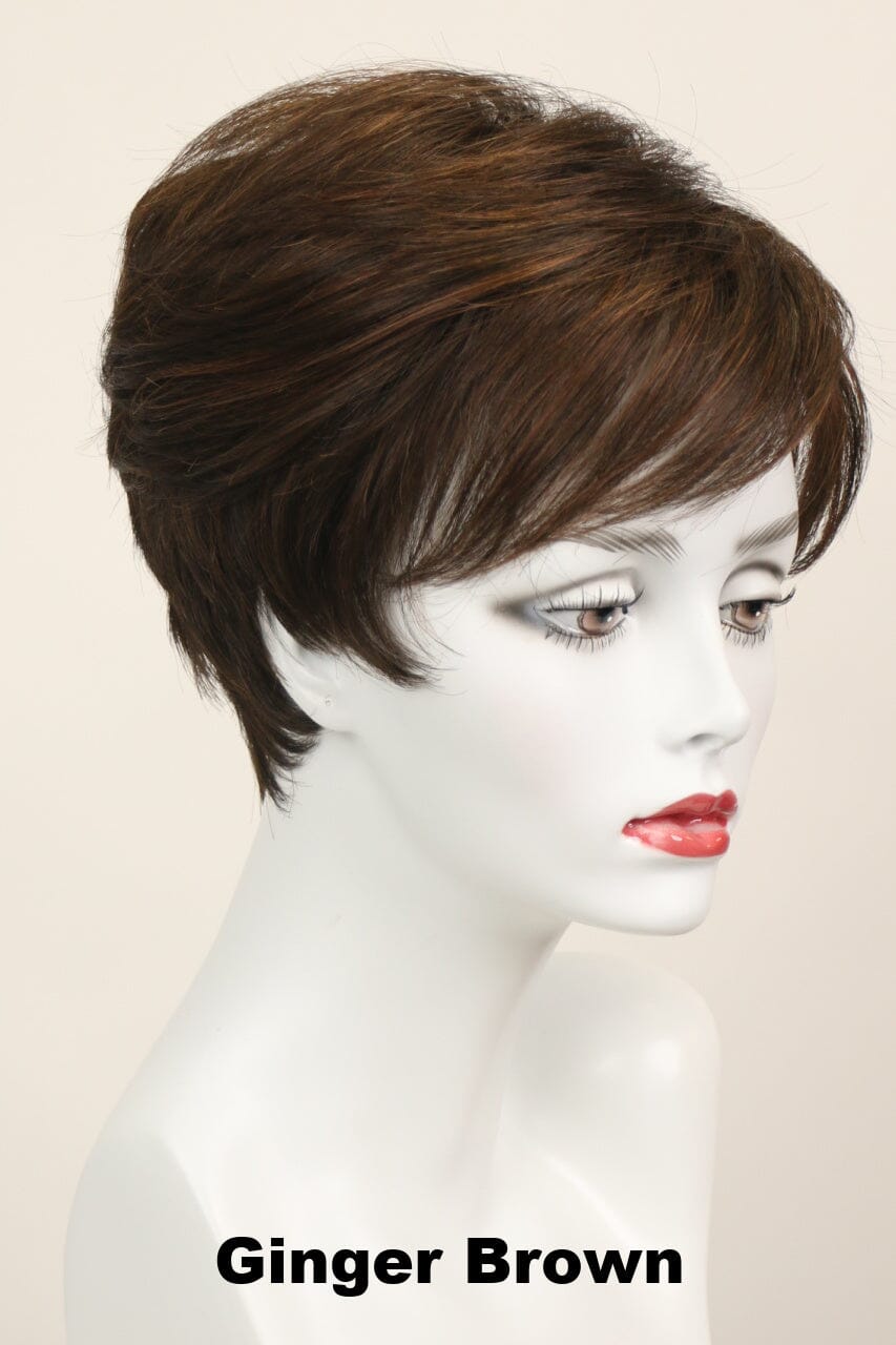 Peggy (short wig) Short Wig Godiva's Secret Wigs Ginger Brown 
