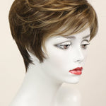 Peggy w/ Roots (short wig) Short Wig Godiva's Secret Wigs Iced Mocha-R 
