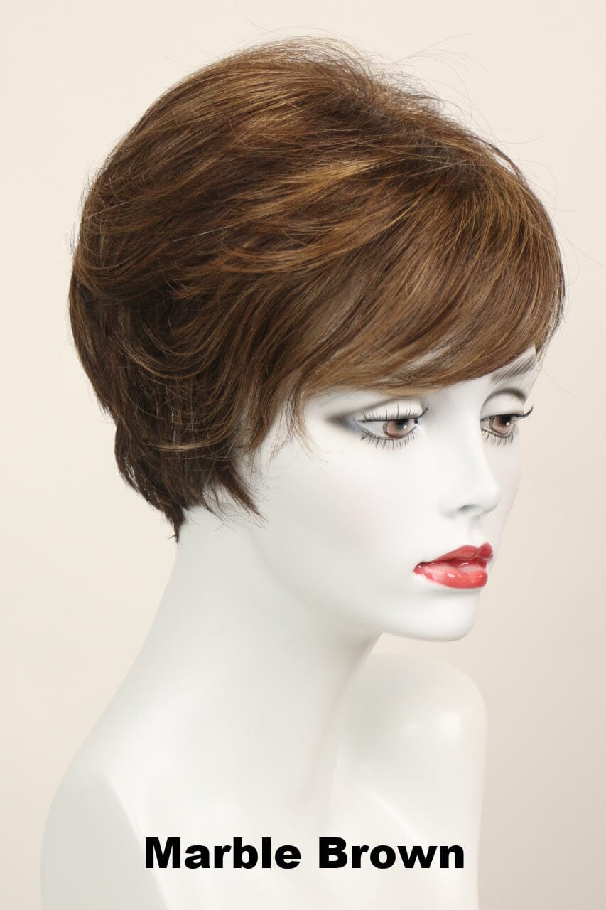 Peggy (short wig) Short Wig Godiva's Secret Wigs Marble Brown 