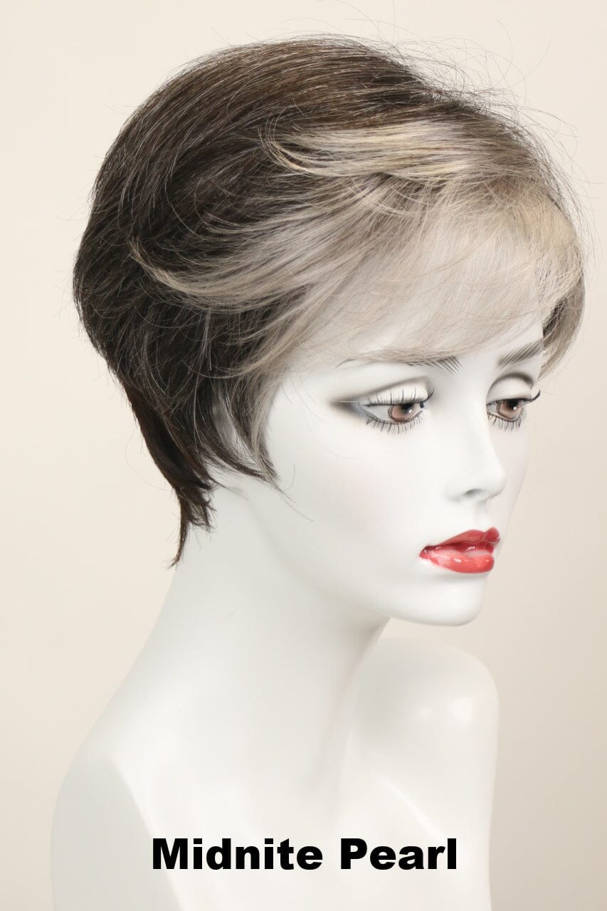 Peggy (short wig) Short Wig Godiva's Secret Wigs Midnite Pearl 