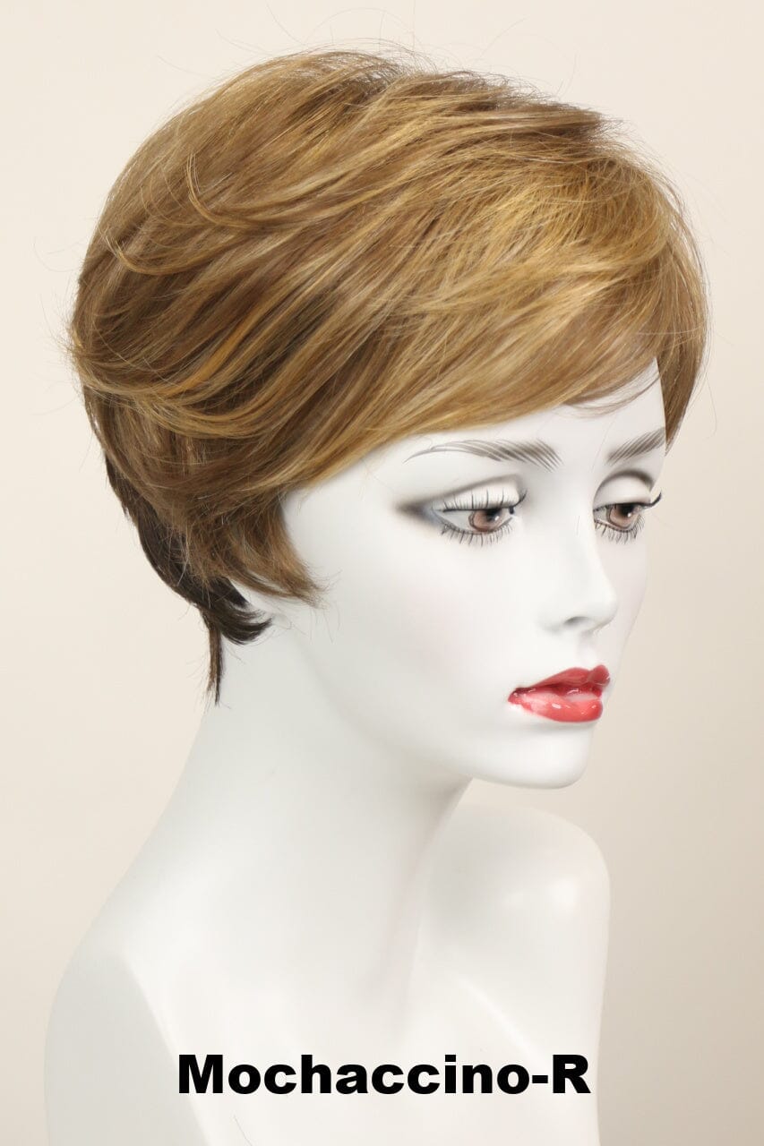 Peggy w/ Roots (short wig) Short Wig Godiva's Secret Wigs Mochaccino-R 