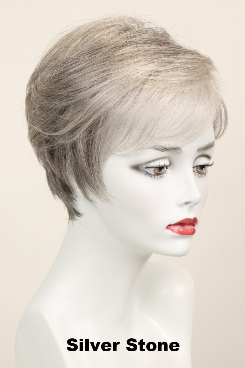 Peggy (short wig) Short Wig Godiva's Secret Wigs Silver Stone 