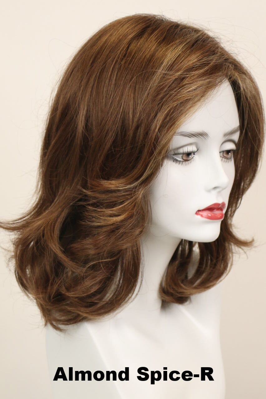 Rochelle w/ Roots (long wig) Long Wig Godiva's Secret Wigs Almond Spice-R 