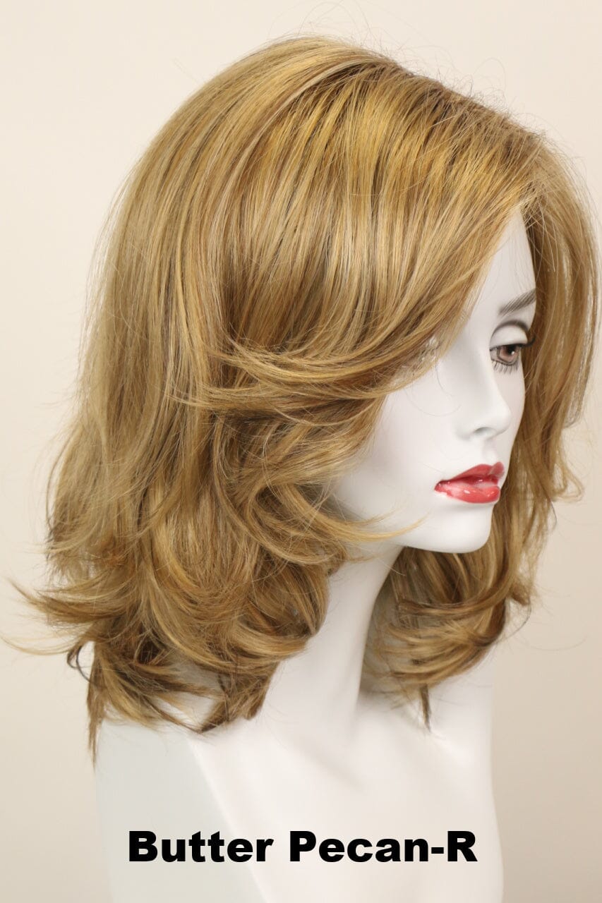 Rochelle w/ Roots (long wig) Long Wig Godiva's Secret Wigs Butter Pecan-R 