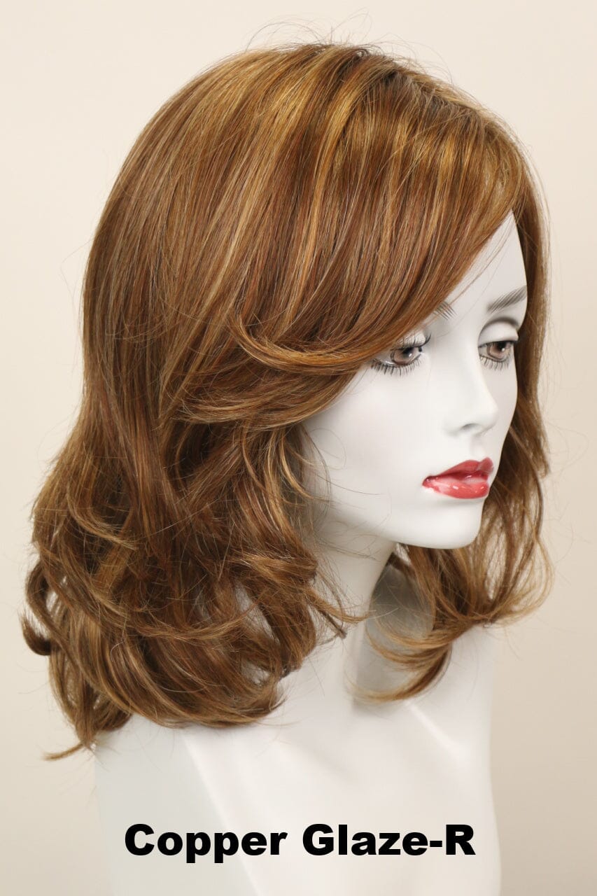 Rochelle w/ Roots (long wig) Long Wig Godiva's Secret Wigs Copper Glaze-R 
