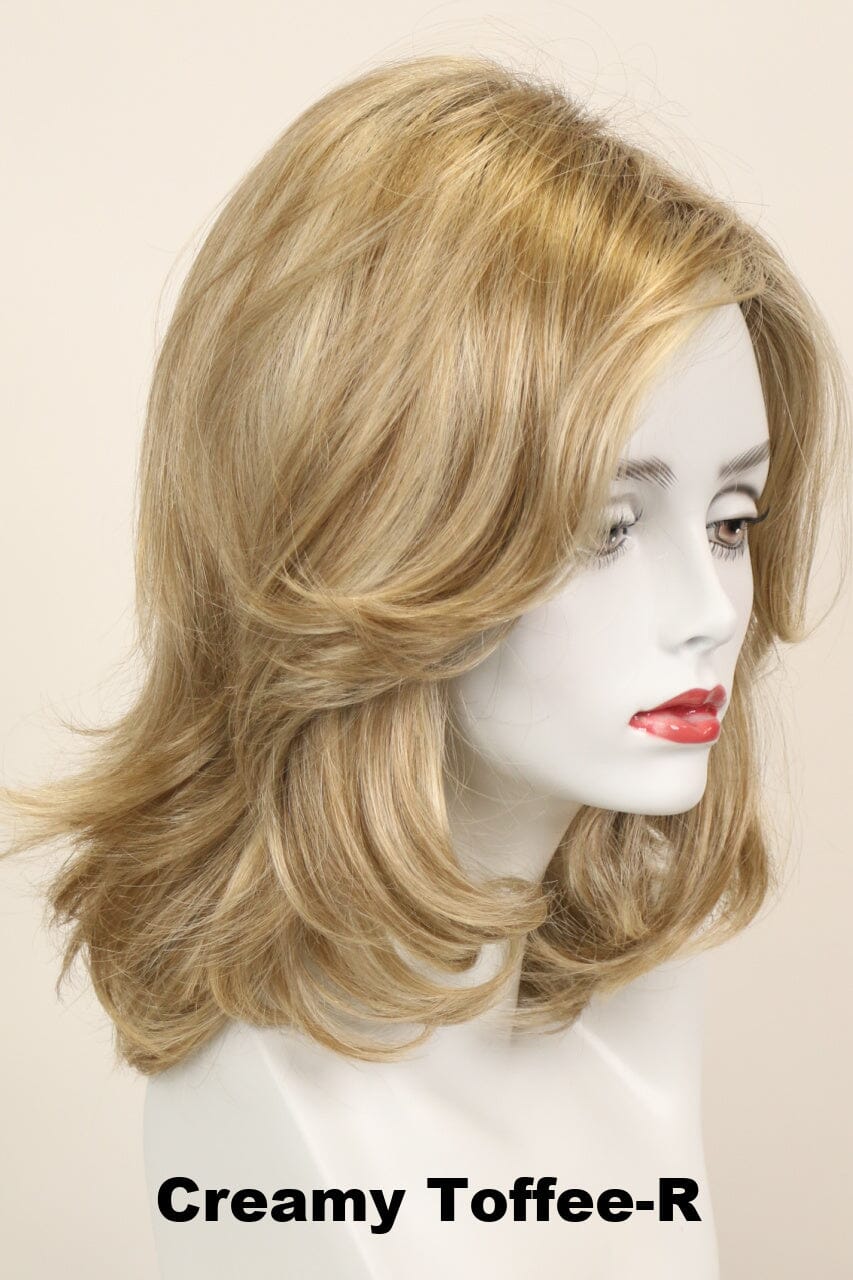Rochelle w/ Roots (long wig) Long Wig Godiva's Secret Wigs Creamy Toffee-R 