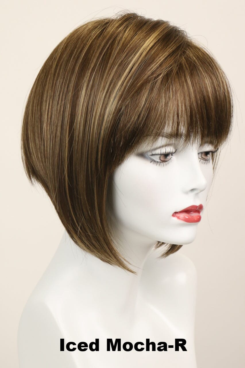 Sabrina w/ Roots (medium wig) Medium Wig Godiva's Secret Wigs Iced Mocha-R 