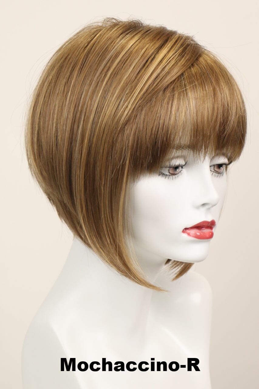 Sabrina w/ Roots (medium wig) Medium Wig Godiva's Secret Wigs Mochaccino-R 