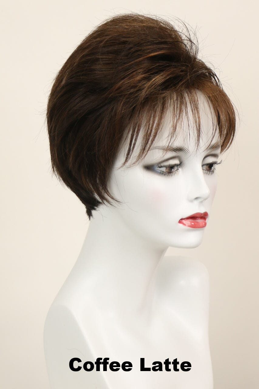 Selma (short wig) Short Wig Godiva's Secret Wigs Coffee Latte 