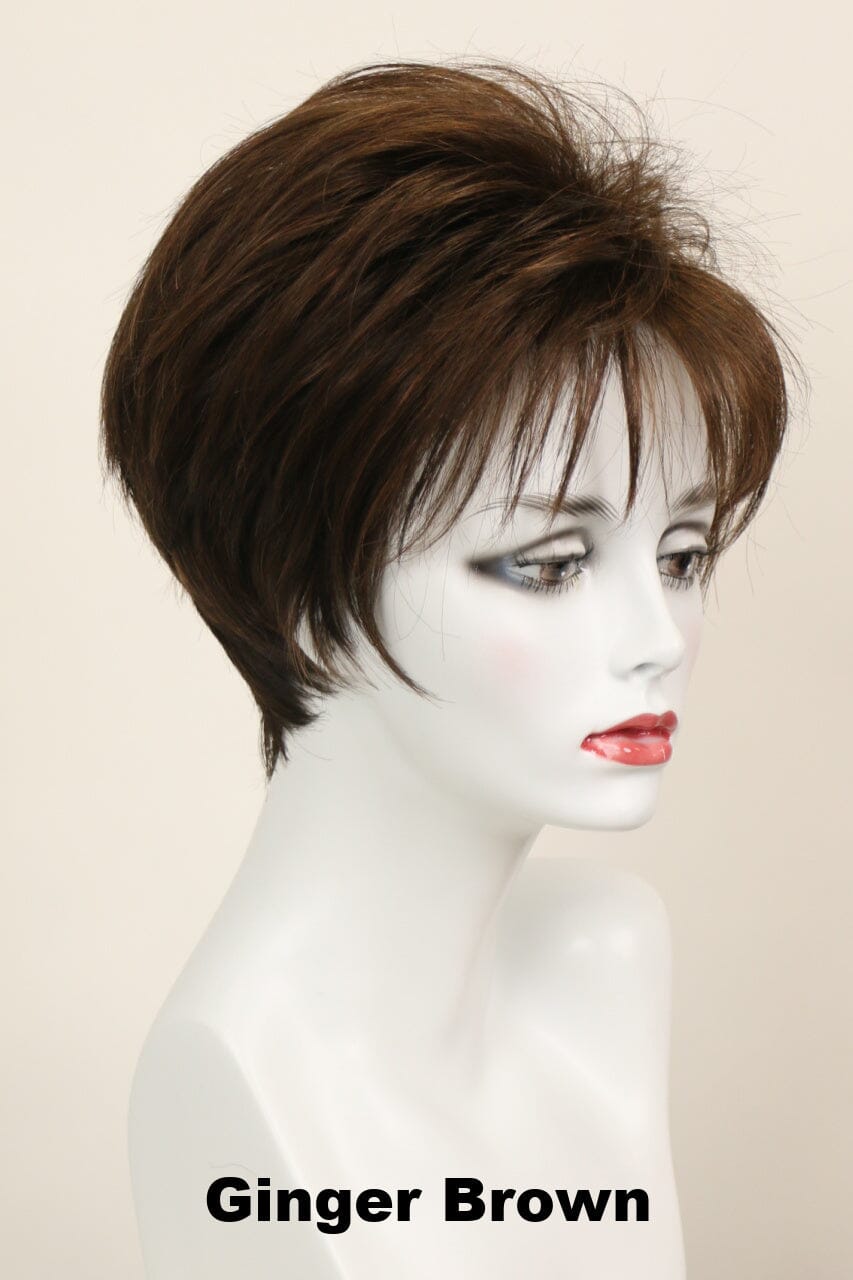 Selma (short wig) Short Wig Godiva's Secret Wigs Ginger Brown 