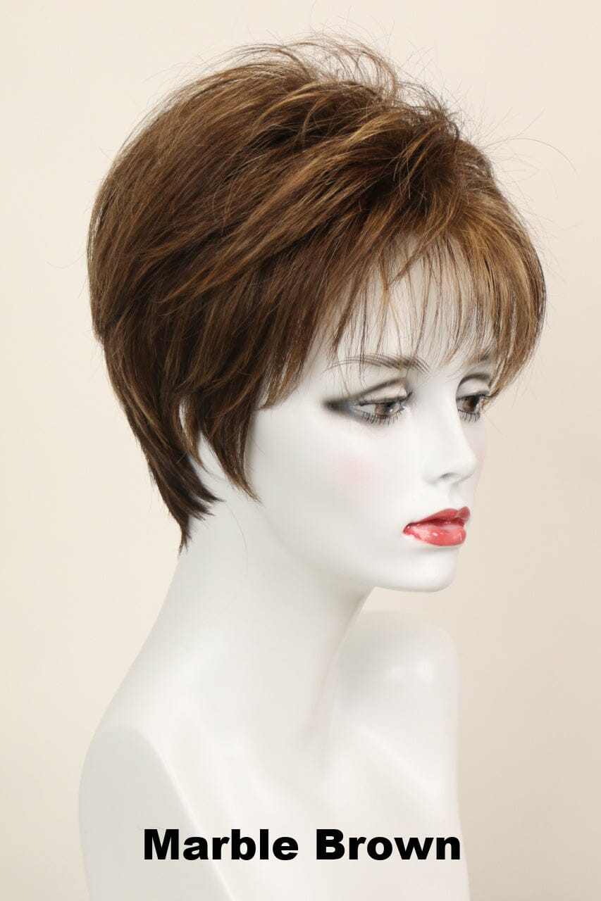 Selma (short wig) Short Wig Godiva's Secret Wigs Marble Brown 