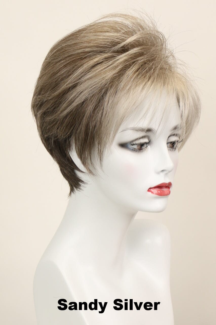 Selma (short wig) Short Wig Godiva's Secret Wigs Sandy Silver 